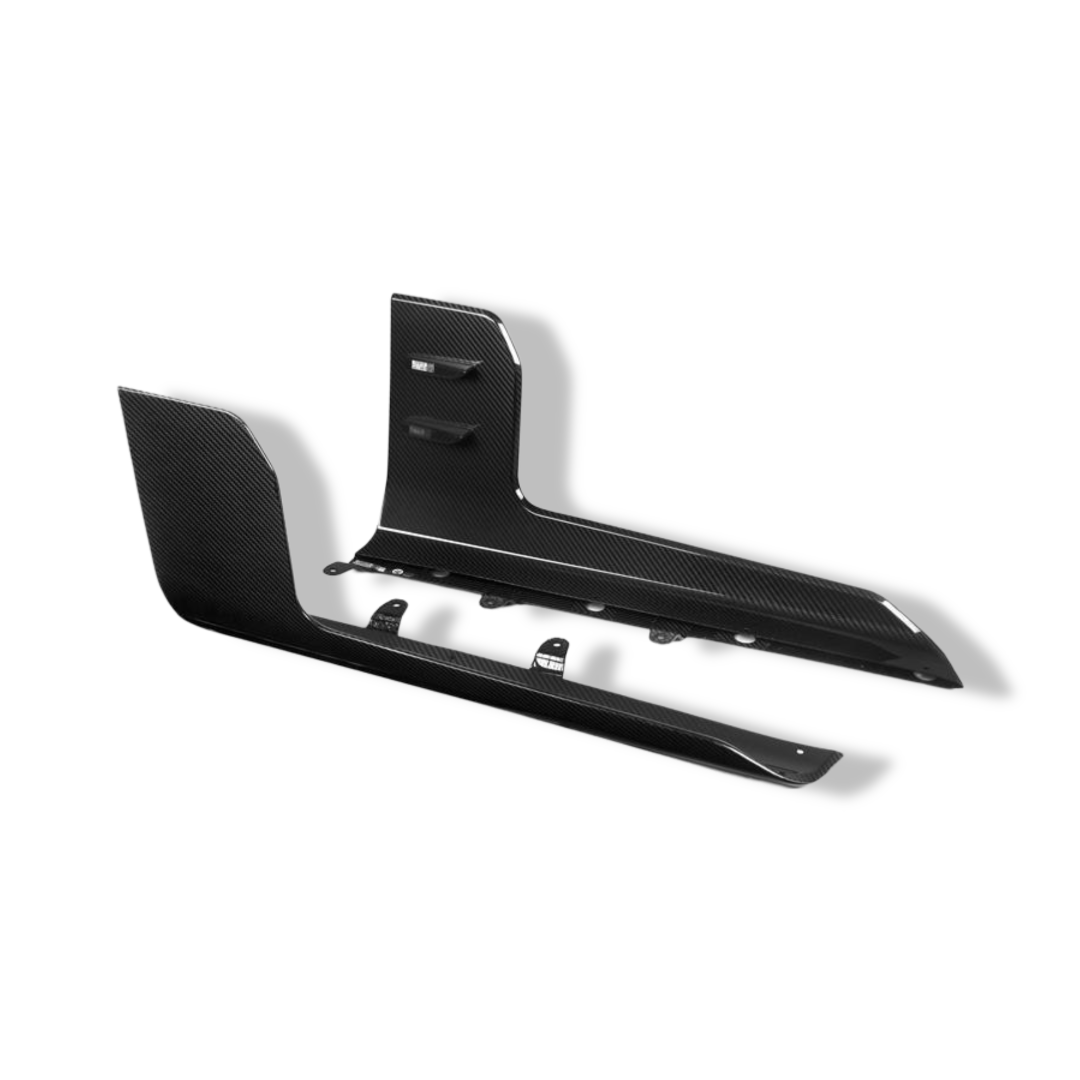 Carbon Fiber Side Skirt Winglets MP Style - BMW G87 M2