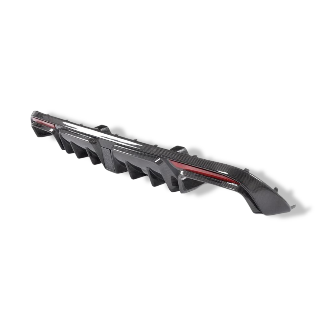 Carbon Fiber Rear Diffuser BRS Style - Mercedes Benz W205 C63 AMG