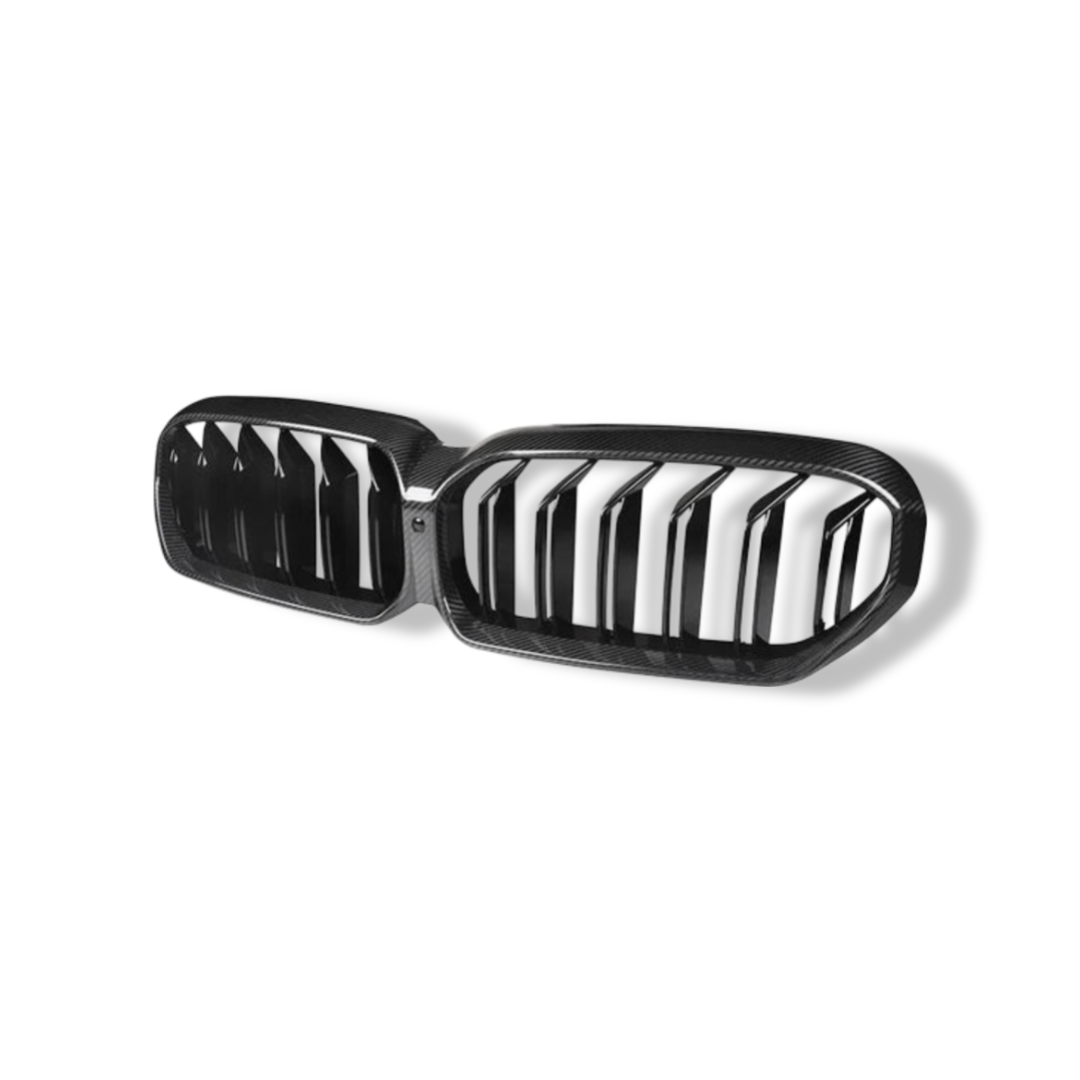 Dual Slat Carbon Fiber Grille - BMW G30 5 Series LCI