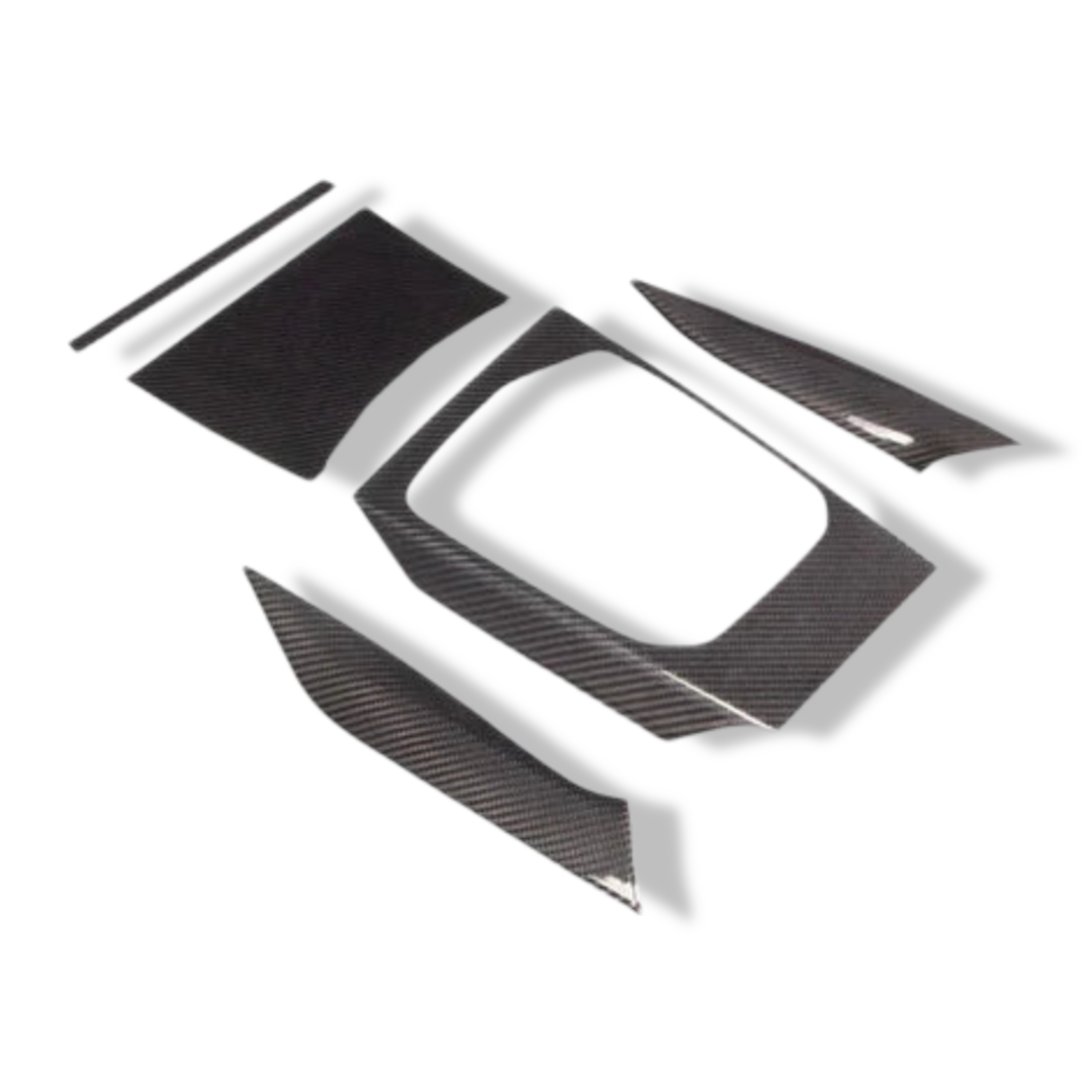Carbon Fiber Center Console Trim Set - BMW G Chassis